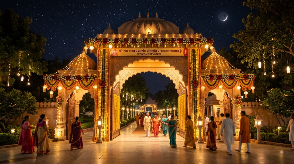 Grand Temple Gate Entrance